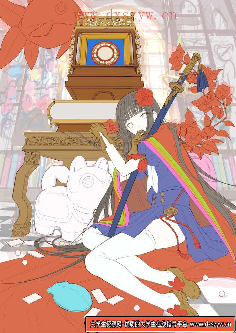 图片[2]-藤原(藤ちょこ) 作画过程PSD文件-创作学习-625MB-4PSD-大学生资源网