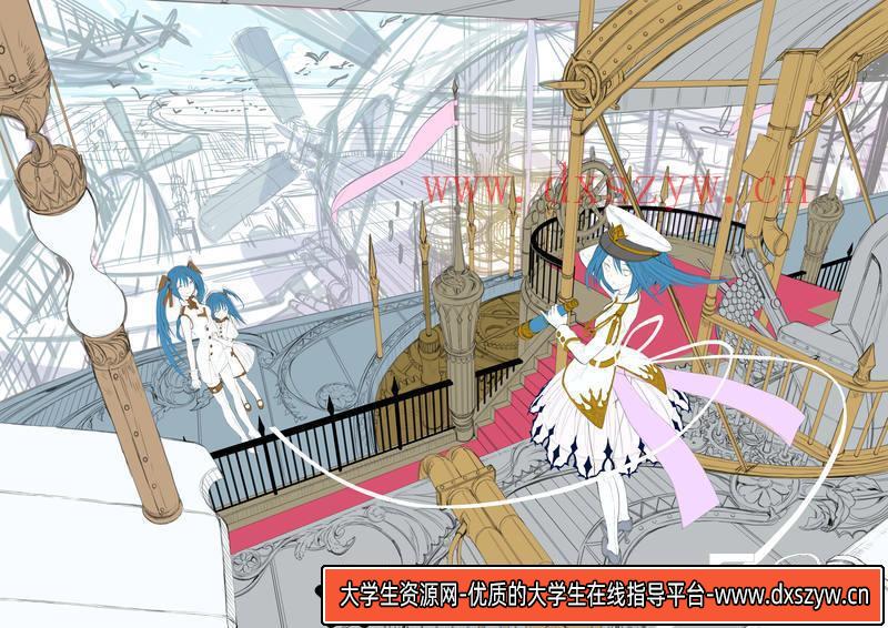 图片[4]-CZ.381- 藤原(藤ちょこ) 作画过程PSD文件-创作学习-625MB-4PSD-大学生资源网