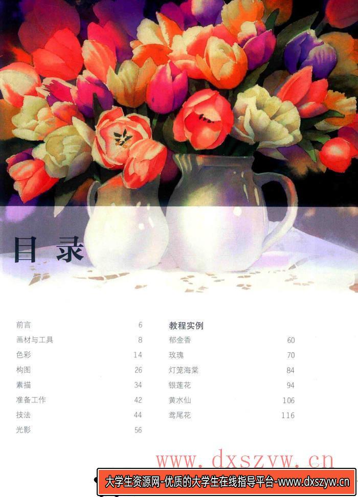 图片[5]-CZ.449- 珍妮特 惠特尔 植物水彩-创作学习-49MB-132P-1PDF-大学生资源网