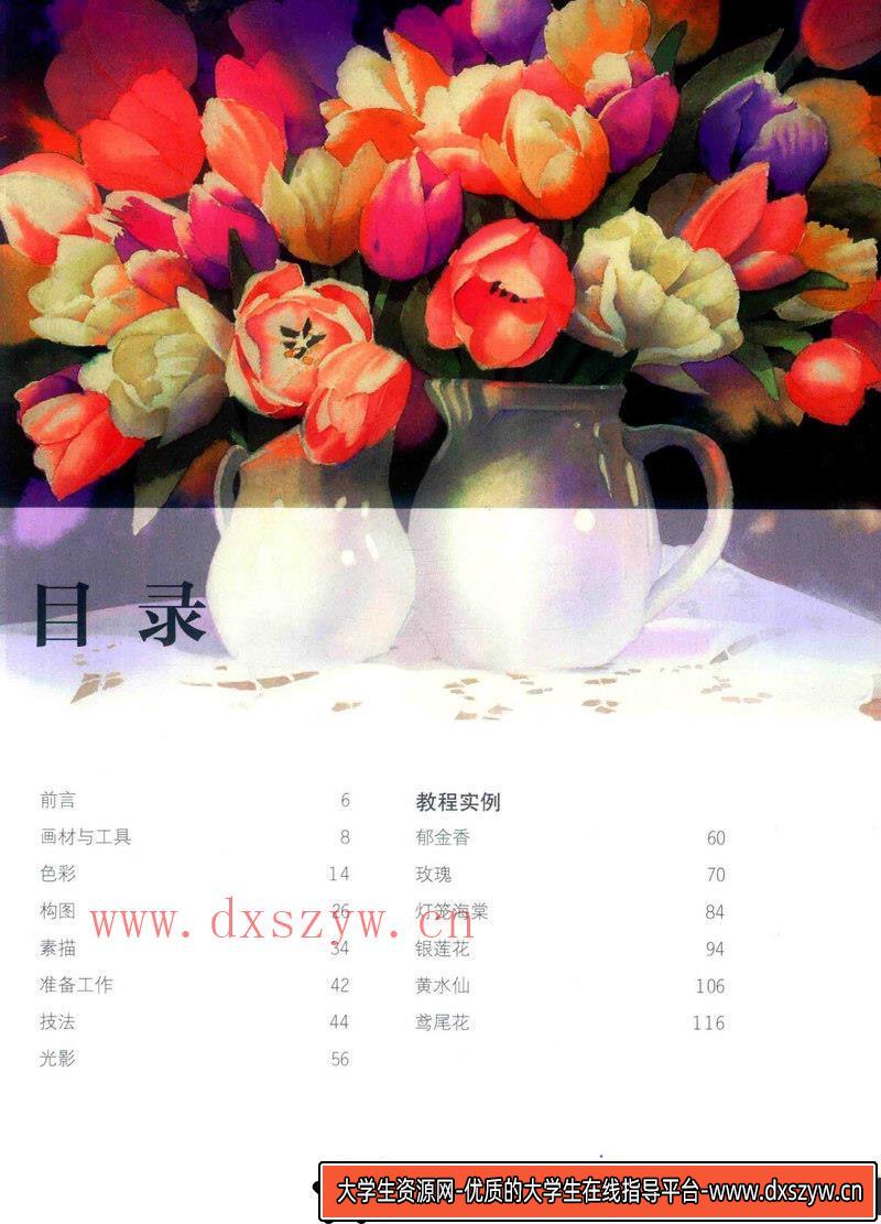 图片[4]-珍妮特 惠特尔 植物水彩-创作学习-49MB-132P-1PDF-大学生资源网
