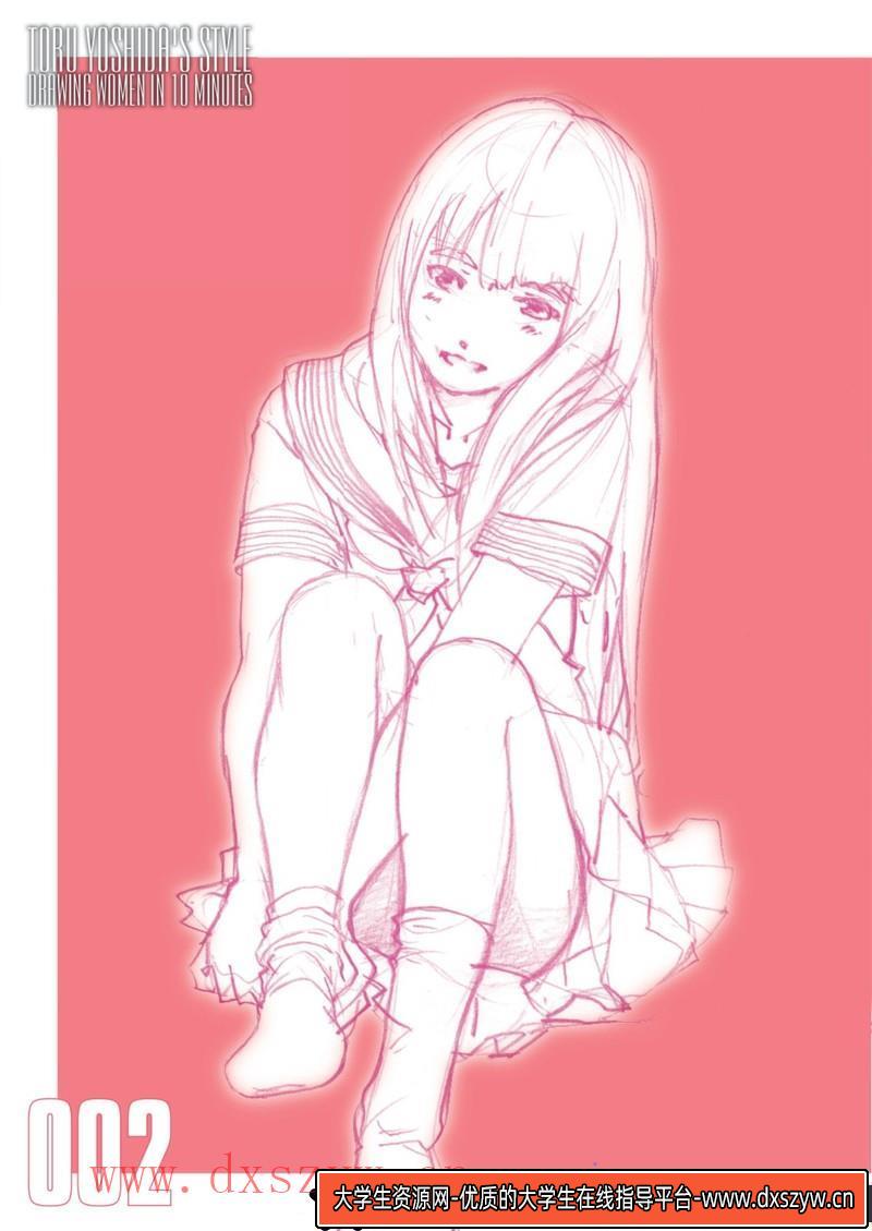 图片[3]-吉田彻10分钟描绘女角色270-创作学习-462MB-180P-1PDF-大学生资源网