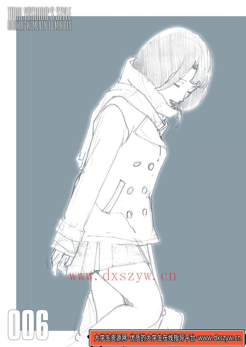 图片[7]-吉田彻10分钟描绘女角色270-创作学习-462MB-180P-1PDF-大学生资源网