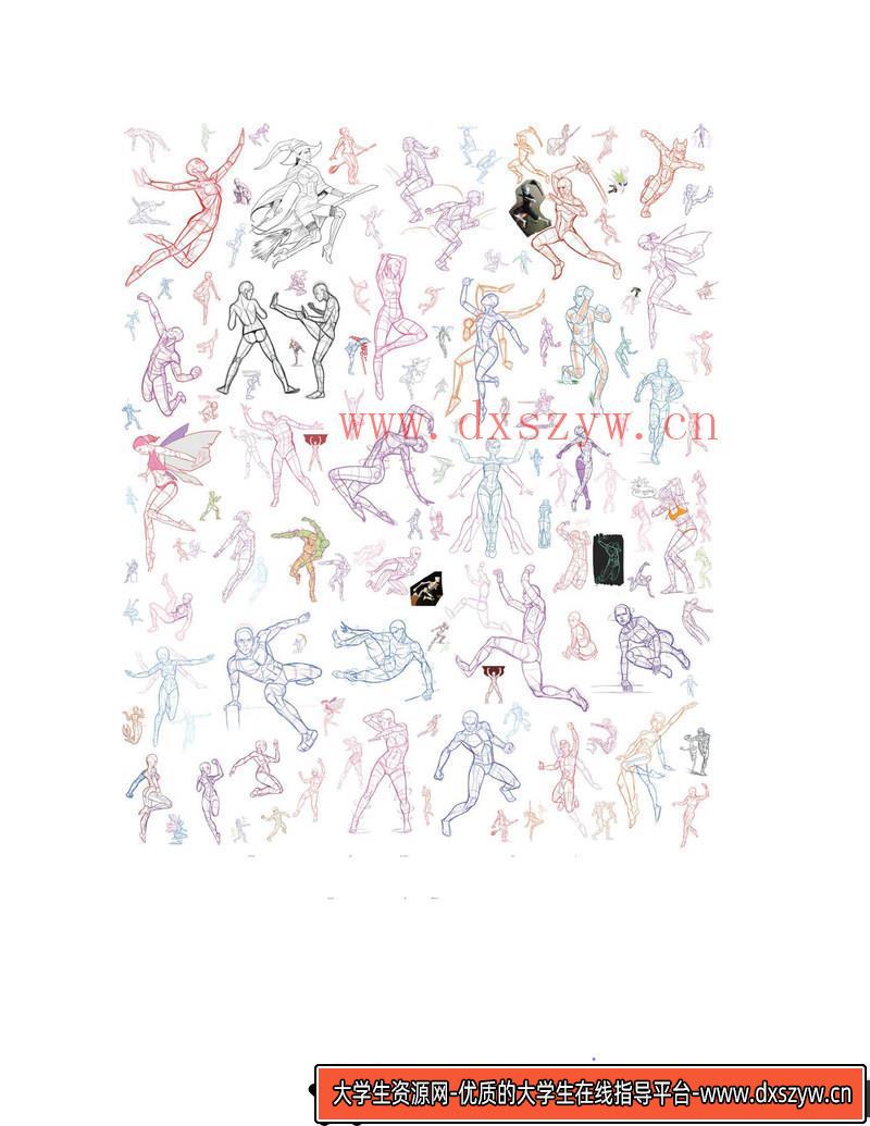 图片[2]-艺术家绘画动态坐姿-创作学习-42M-100P-1PDF-大学生资源网