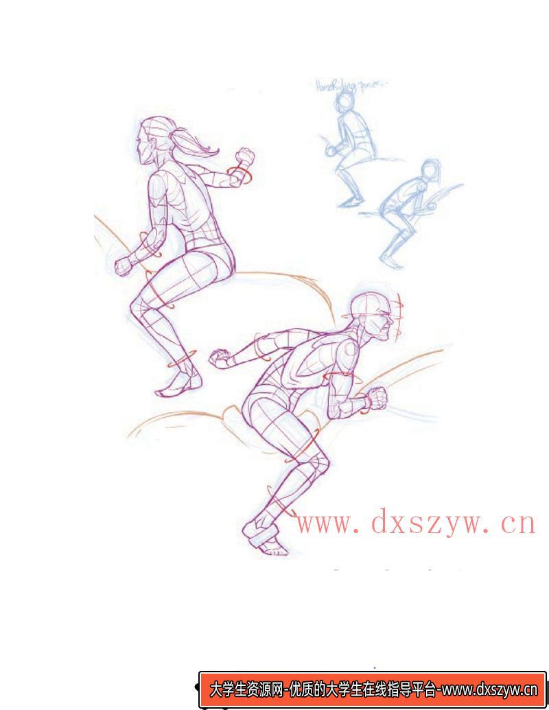 图片[5]-艺术家绘画动态坐姿-创作学习-42M-100P-1PDF-大学生资源网