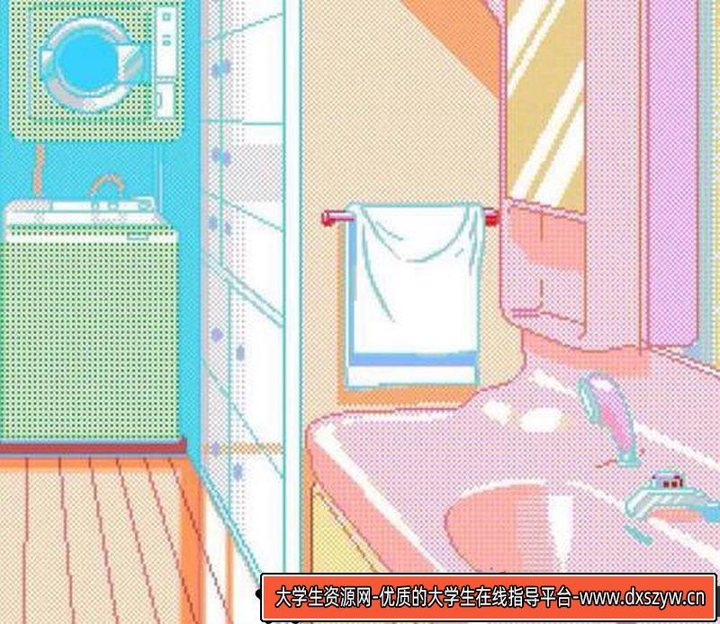 蒸汽波溶图素材包-创作学习专区-353MB-1886P-大学生资源网