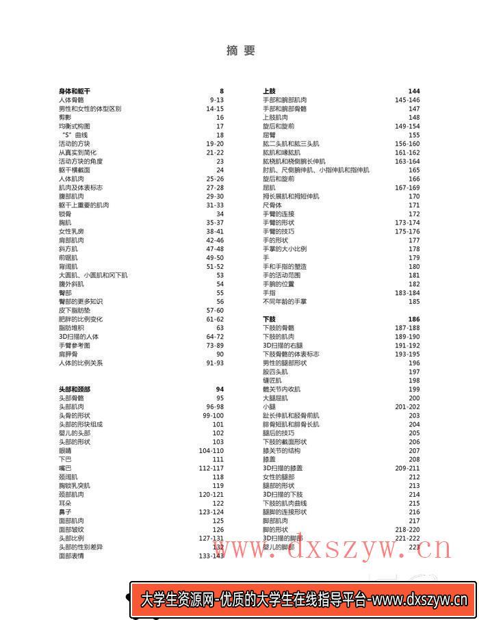 图片[5]-CZ.118- 雕塑艺用人体解剖画册-创作学习专区-109MB-227P-大学生资源网