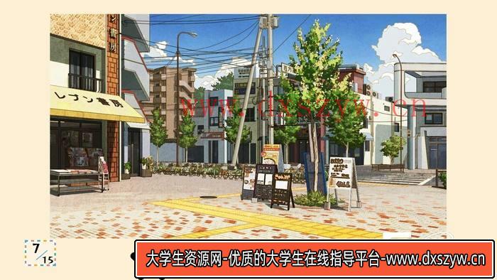图片[7]-CZ.182- 怀旧动漫街景图集-创作学习专区-436MB-202P-大学生资源网