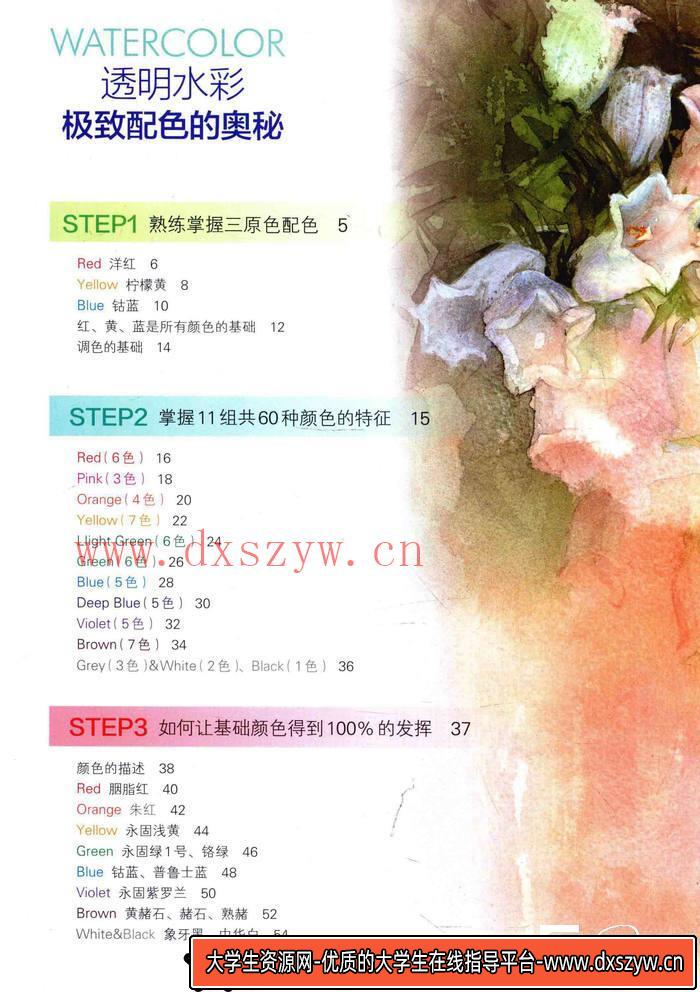 图片[5]-CZ.002-  伊藤将和 渡边宪子透明水彩配色-创作学习-103MB-117P-1PDF-大学生资源网