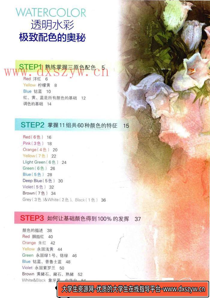 图片[7]-CZ.002-  伊藤将和 渡边宪子透明水彩配色-创作学习-103MB-117P-1PDF-大学生资源网