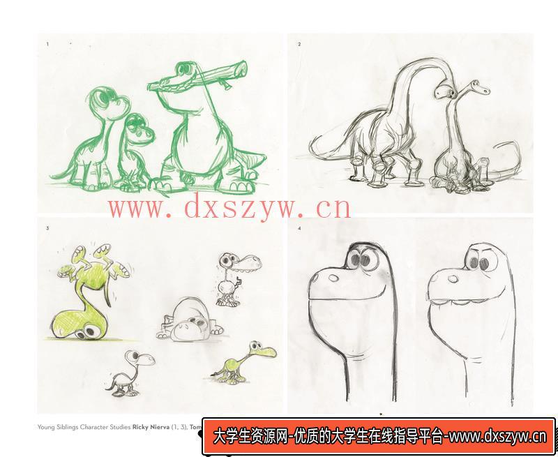 图片[2]-恐龙当家美术设定集-动画设定-73M-170P-大学生资源网