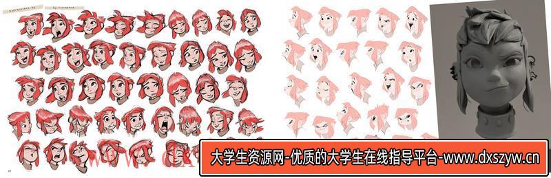 图片[2]-怪物少女妮莫娜设定集-动画设定-204M-181P-大学生资源网