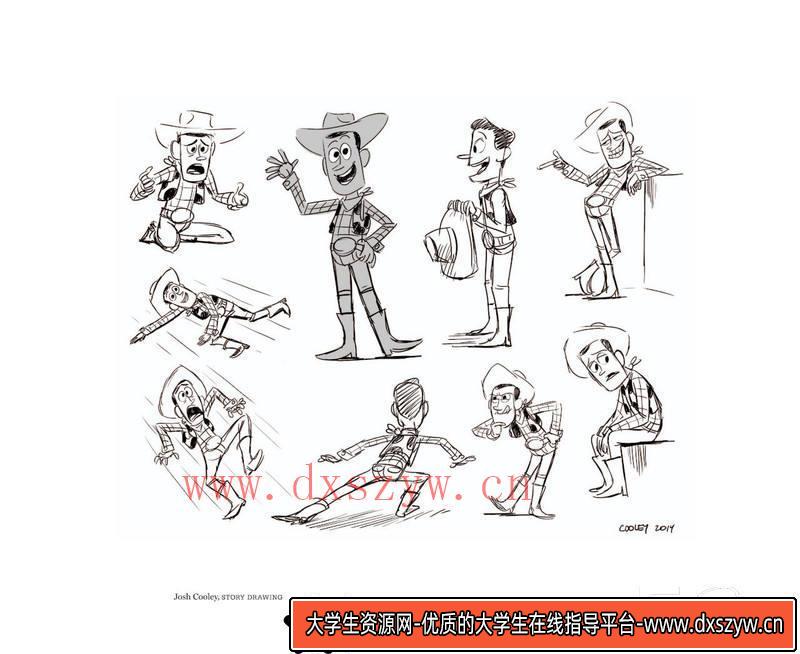 图片[8]-DH169- 玩具总动员线稿集-动画设定专区-130MB-87P-大学生资源网