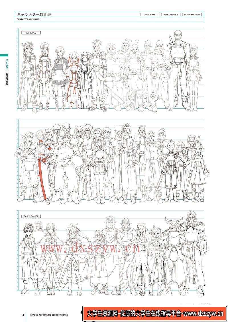 图片[2]-DH051- 刀剑神域画册-动画设计专区-145M-300P-大学生资源网