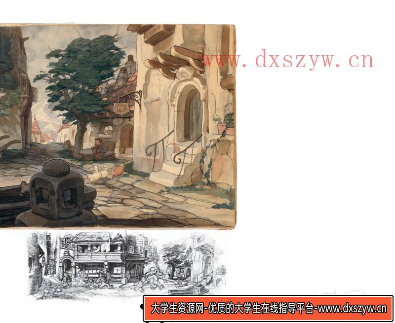 图片[2]-DH053- 迪士尼黄金时代的隐藏艺术画集-动画设计专区-983MB-211P-1PDF-大学生资源网