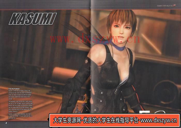 图片[4]-YH007- Dead or Alive 死或生5 设定集-游戏设定-159MB-53P-大学生资源网