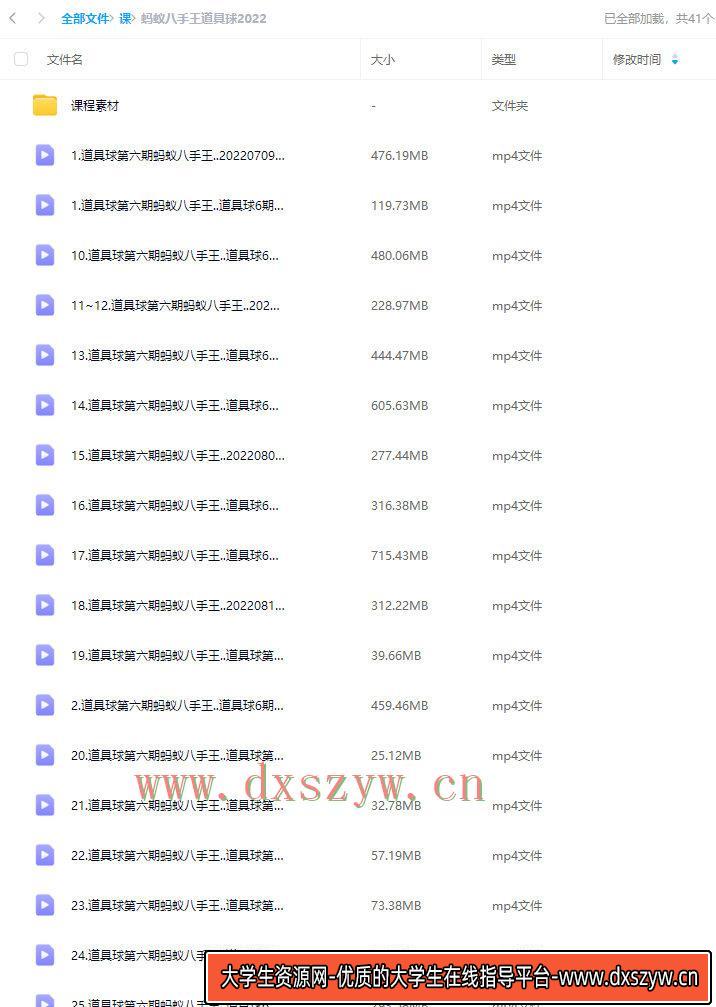 图片[2]-蚂蚁八手王道具球第6期2022【画质不错有素材】-大学生资源网网创