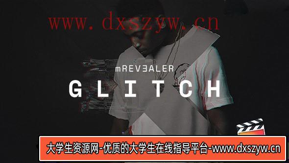 [FCPX 插件]FCPX插件-30种故障干扰毛刺失真LOGO文字标题场景特效动画-大学生资源网