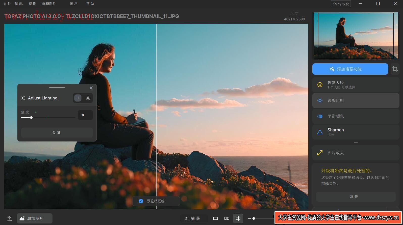 图片[9]-最新PS特效插件：Topaz Photo AI 3.1.3 中文汉化版 | 高效放大、降噪、锐化模型插件（WINX64）-大学生资源网