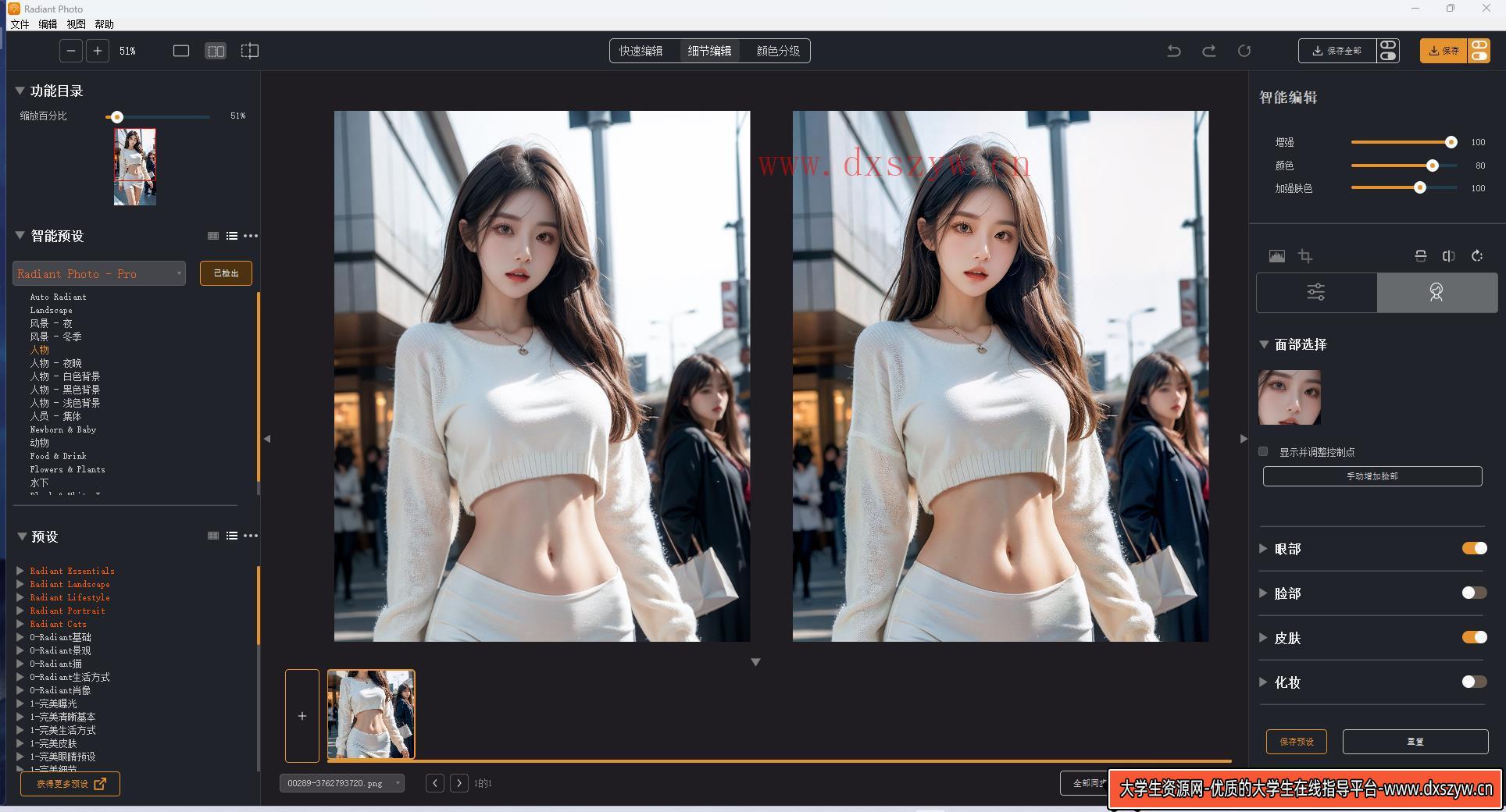图片[2]-Radiant Photo v1.3.1.411：AI智能完美照片修图插件中文版-大学生资源网