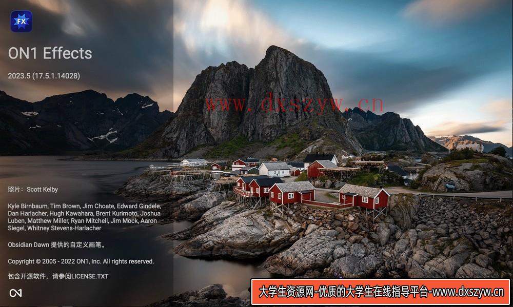 ON1 Effects 2023.5 for Mac(AI专业图滤镜PS插件)v17.5.1.14028中文版-大学生资源网