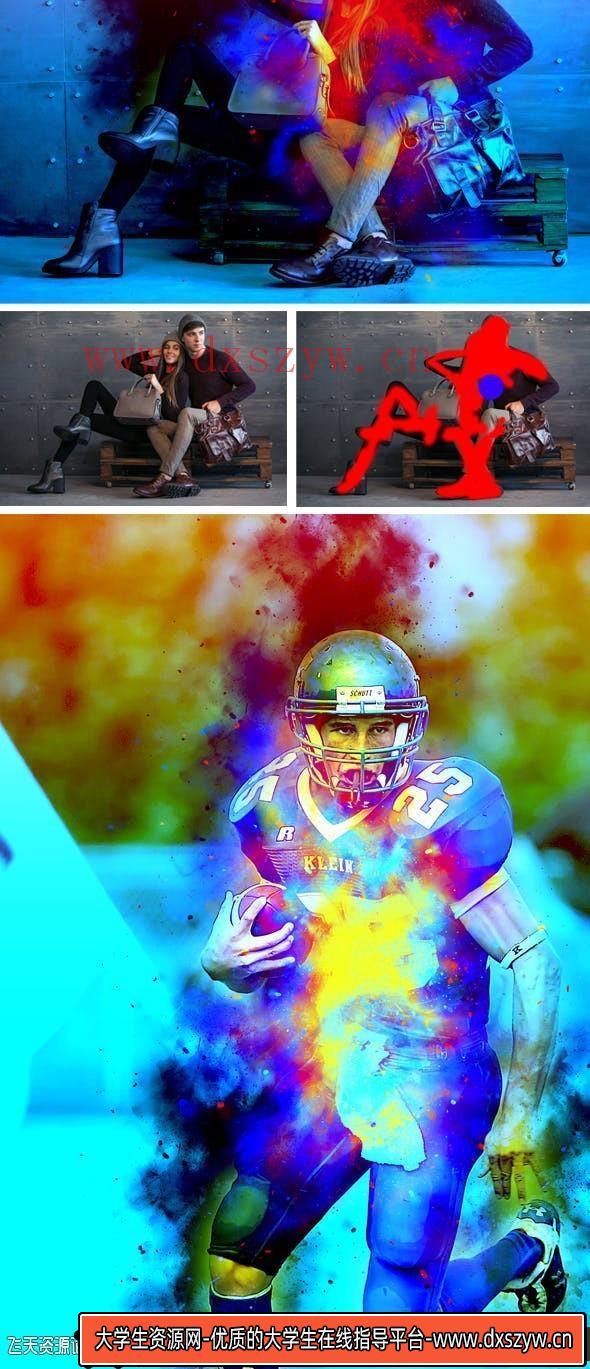 图片[3]-[PS动作下载]广告牌横幅传单海报风暴烟雾PS动作Storm Photoshop Action(附教程)-大学生资源网