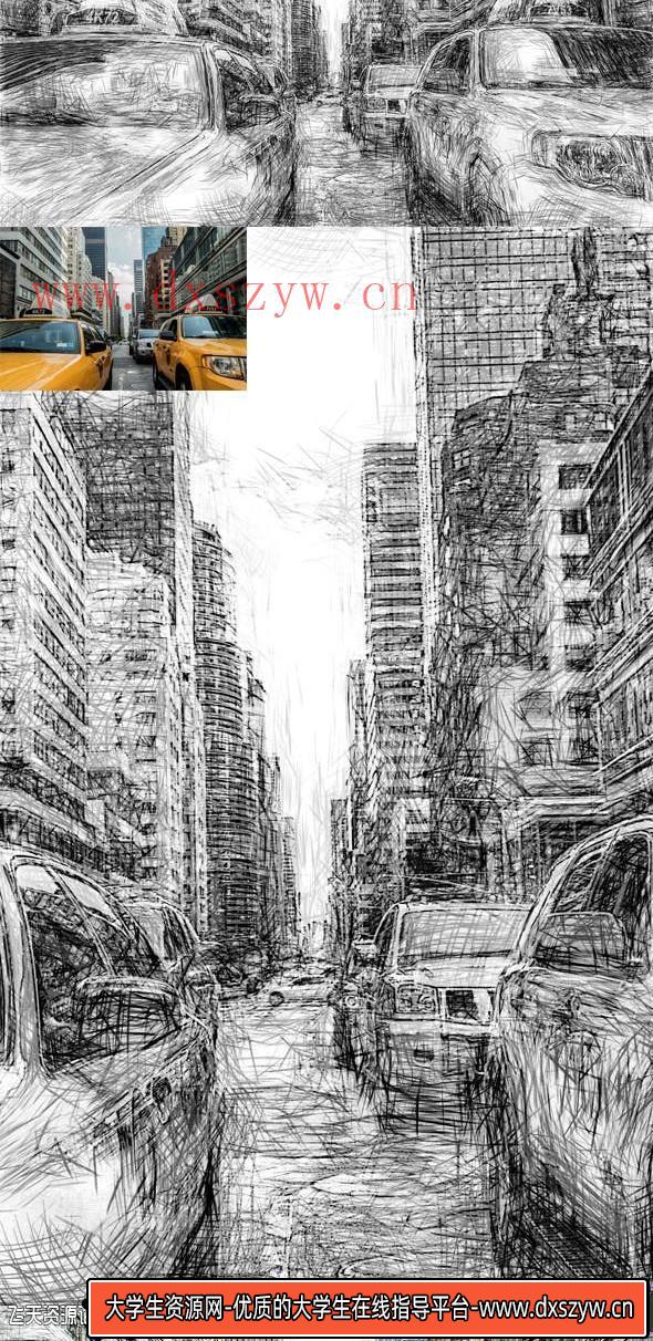 图片[4]-[PS动作下载]艺术素描PS动作 Artistic Sketch Photoshop Action(附视频教程)-大学生资源网