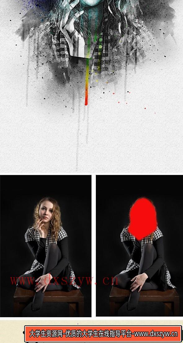 图片[5]-[PS动作下载]水彩飞溅绘画特效ps动作 Water Drop Painting Photoshop Action-大学生资源网