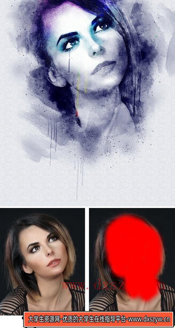 图片[7]-[PS动作下载]水彩飞溅绘画特效ps动作 Water Drop Painting Photoshop Action-大学生资源网
