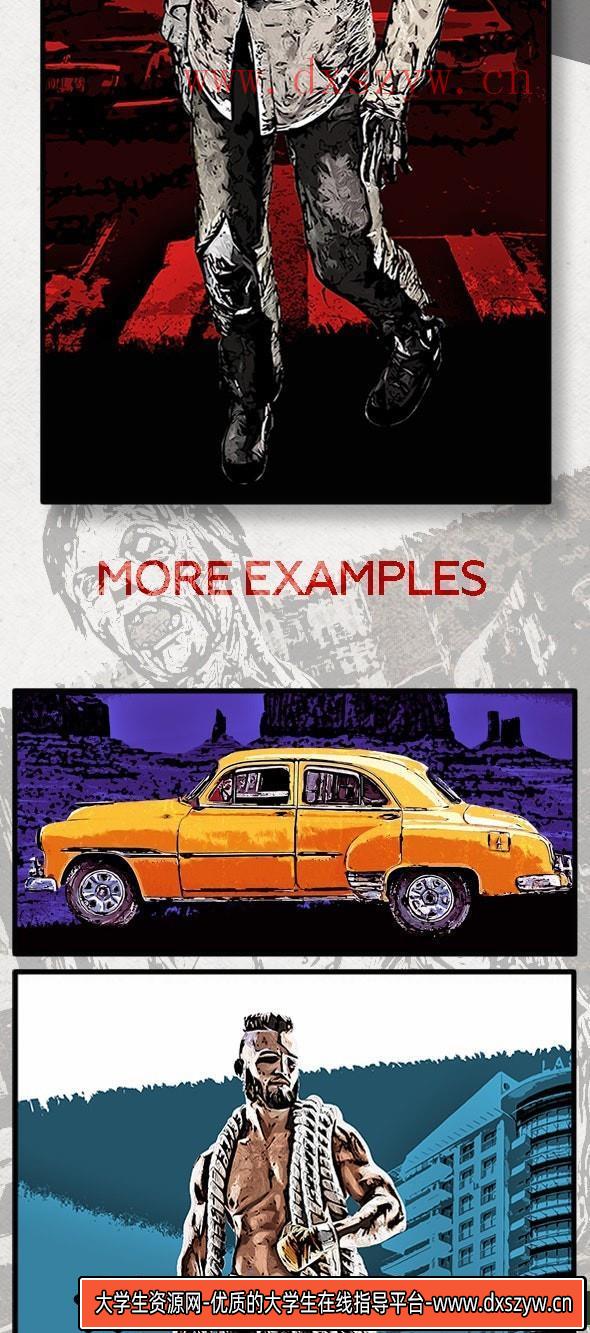 图片[4]-[PS动作下载]漫画书籍封面PS动作 Comics Book Kit Photoshop Action(附视频教程)-大学生资源网