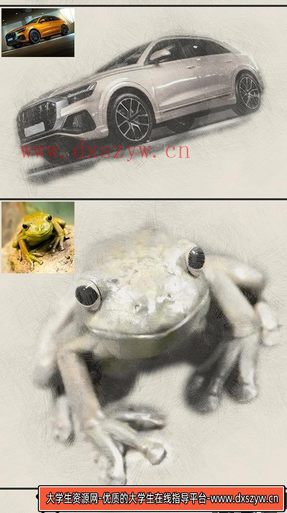 图片[4]-[PS动作下载]真正的铅笔绘画PS动作 Real Pencil Photoshop Action(附视频教程)-大学生资源网