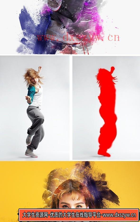 图片[5]-[PS动作下载]高级水彩素描混合艺术PS动作 Mixed Art Photoshop Action附视频教程-大学生资源网