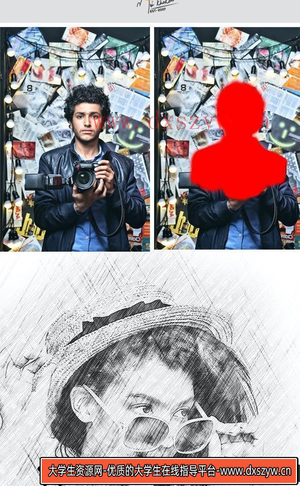 图片[2]-[PS动作下载]专业铅笔素描艺术PS动作 Pro Sketch Photoshop Action 2 (附视频教程)-大学生资源网