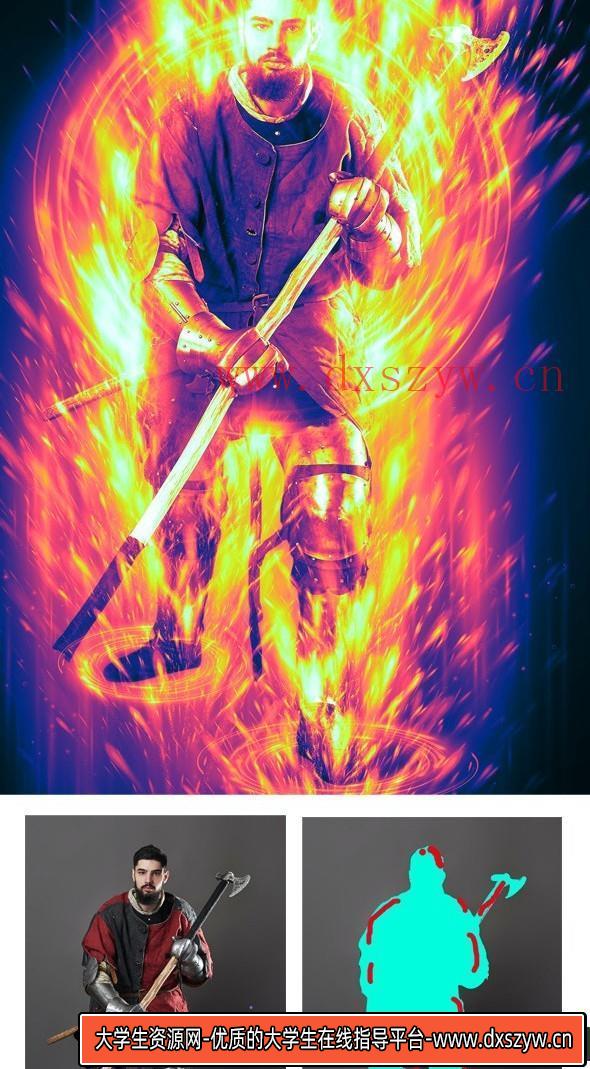 图片[4]-[PS动作下载]爆炸发光效果PS动作-Explosion Glow Effect Ps Action附中文字幕教程-大学生资源网