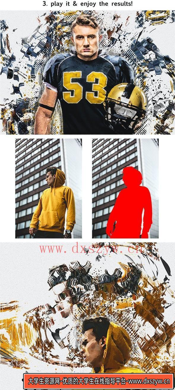 图片[2]-[PS动作下载]图形扩散艺术Photoshop动作 Diffusion – Artistic Photoshop Action-大学生资源网
