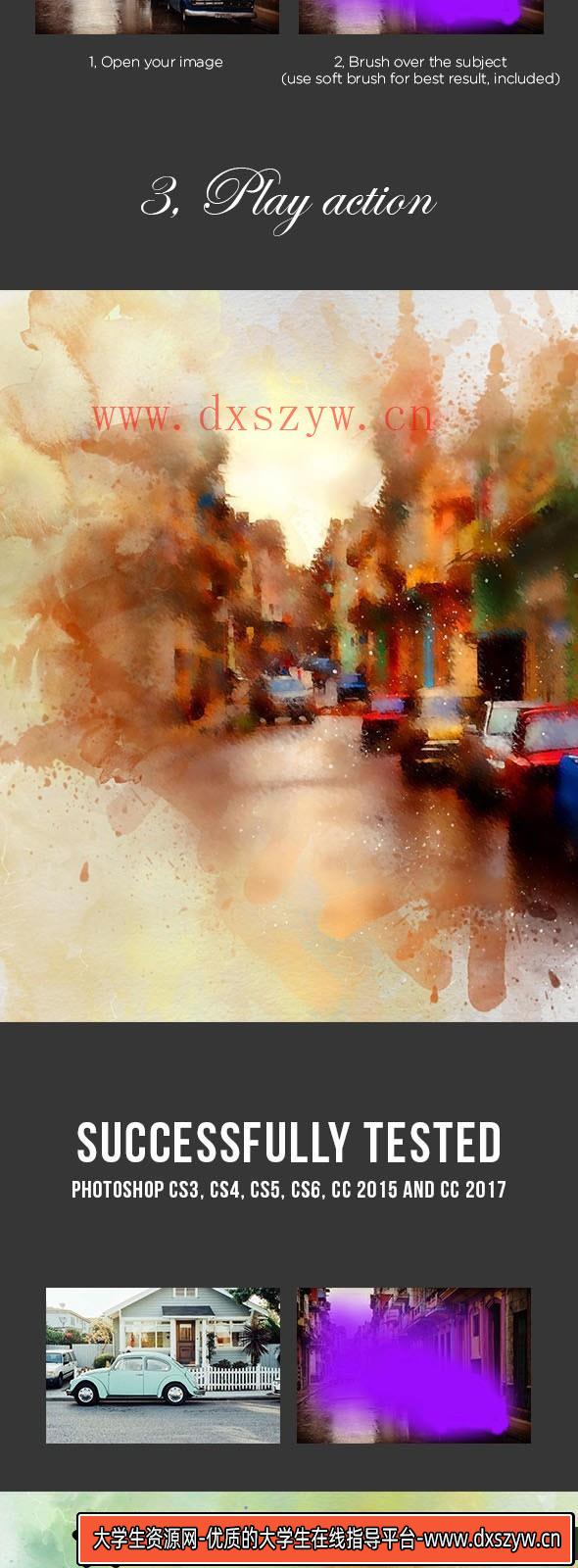 图片[2]-[PS动作下载]高端素描艺术Photoshop动作 Artistic Sketch Photoshop Action-大学生资源网