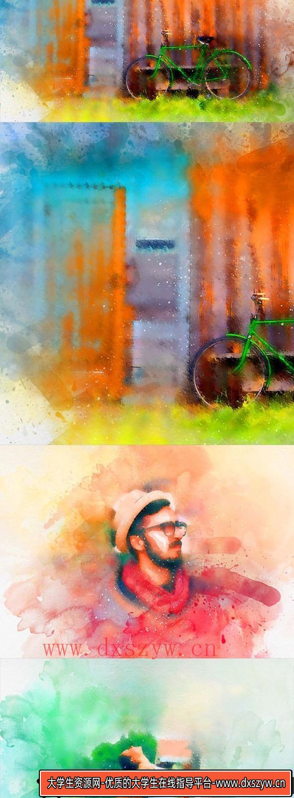 图片[5]-[PS动作下载]高端素描艺术Photoshop动作 Artistic Sketch Photoshop Action-大学生资源网