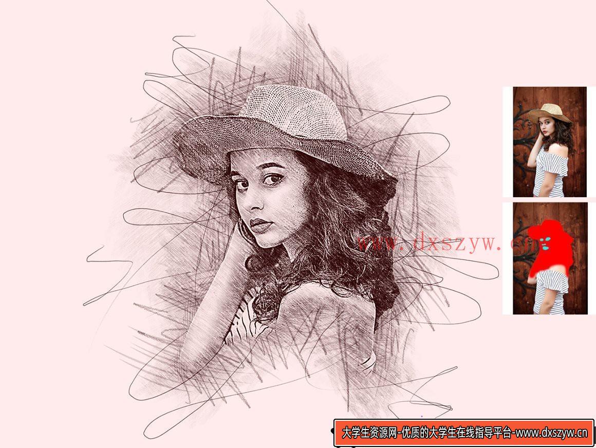 图片[10]-[中文版动作]手绘艺术动作 Hand Drawn Art Photoshop Action(附视频教程)中文版支持2021-大学生资源网