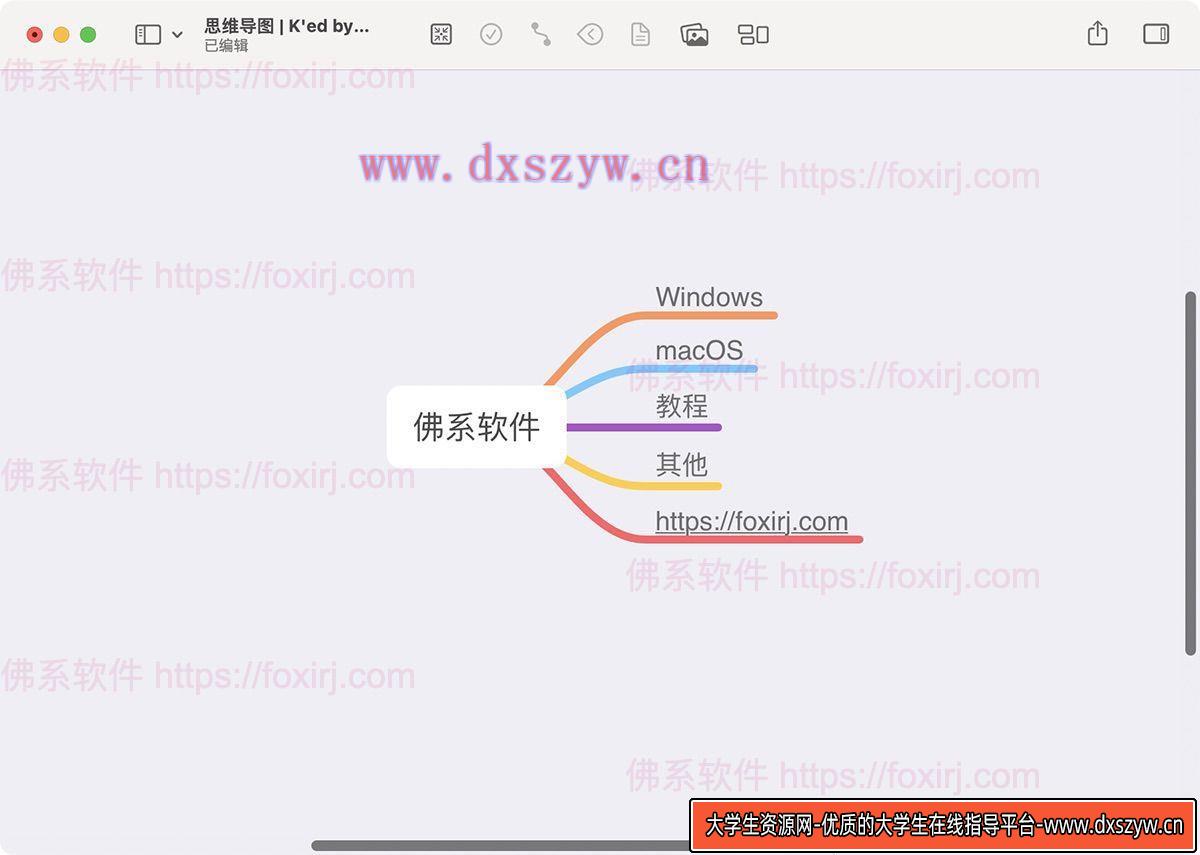 MindNode Next 2024.4 MAS 思维导图与头脑风暴-大学生资源网