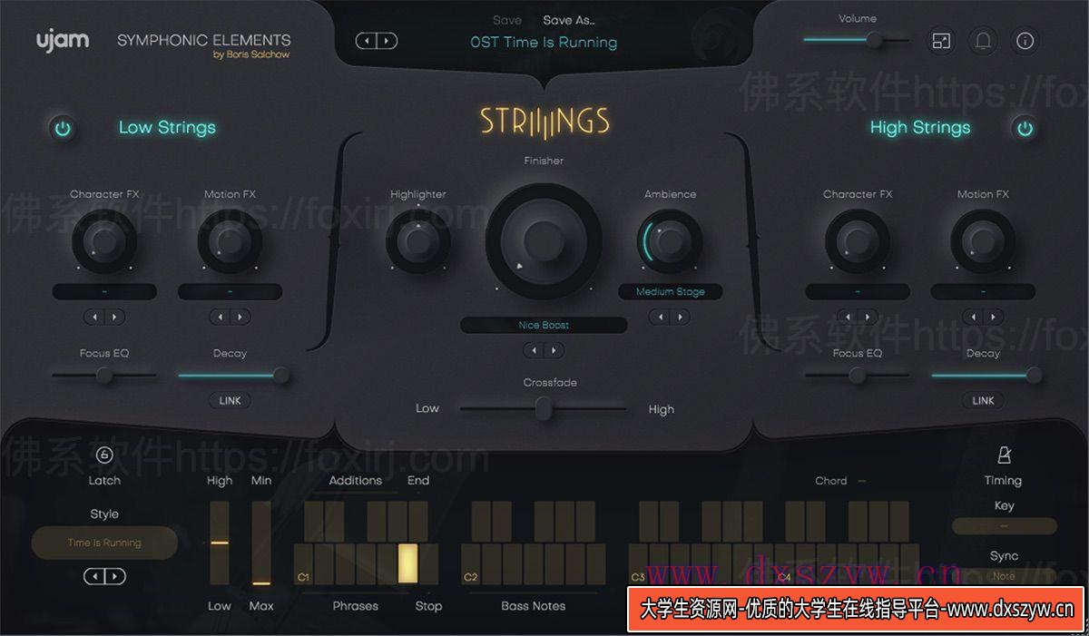 UJAM Symphonic Elements STRIIIINGS 1.2.0 现代弦乐合奏器插件-大学生资源网