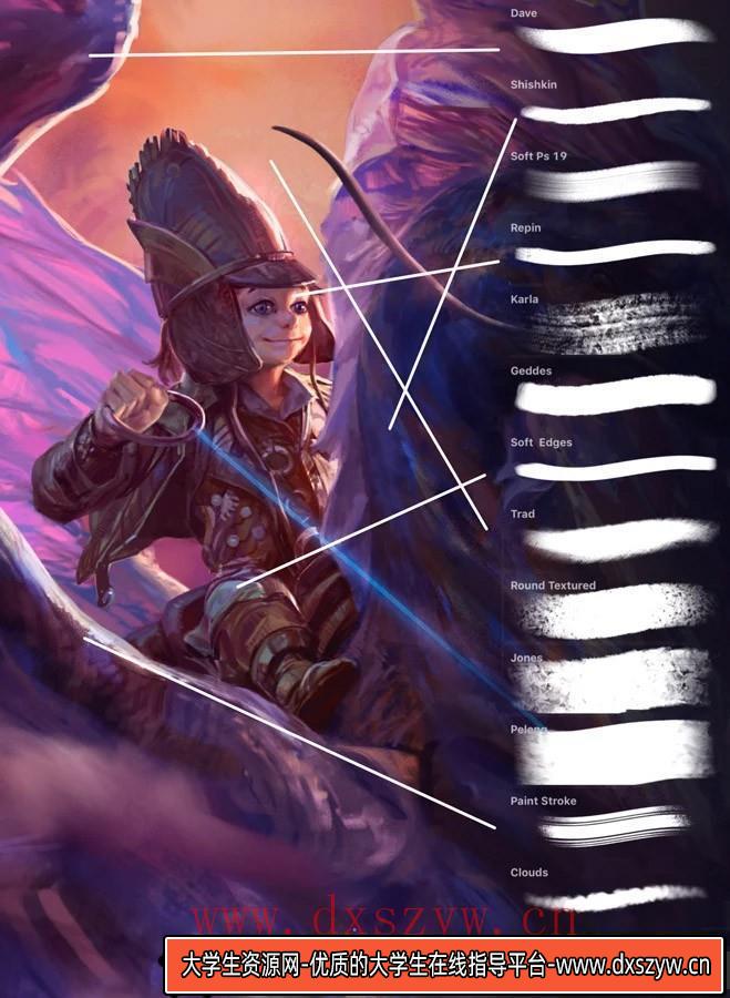 图片[3]-[Procreate笔刷]Procreate插图绘画笔刷 Illustration Pack – Brushes for Procreate-大学生资源网