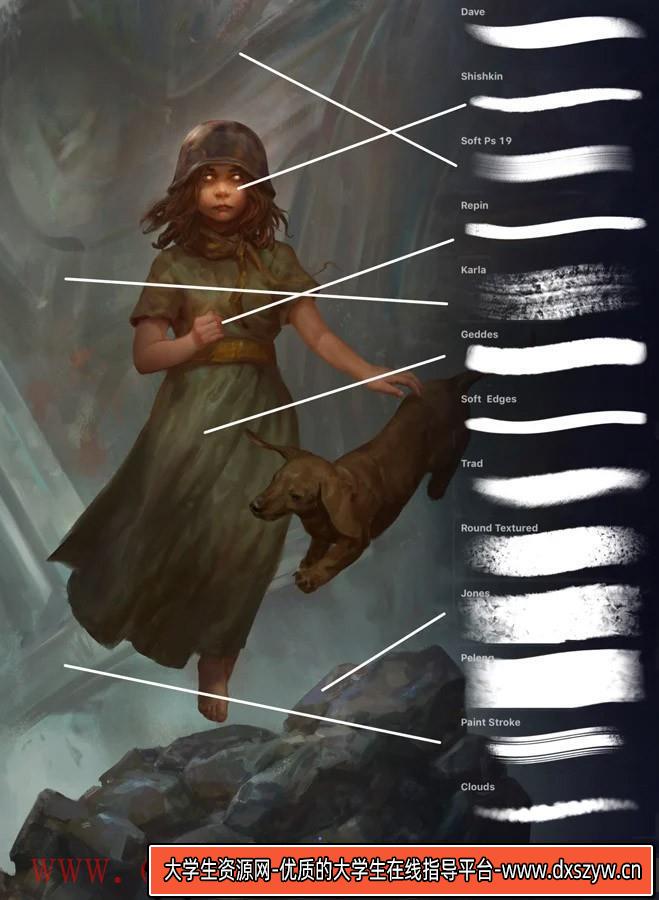 图片[4]-[Procreate笔刷]Procreate插图绘画笔刷 Illustration Pack – Brushes for Procreate-大学生资源网