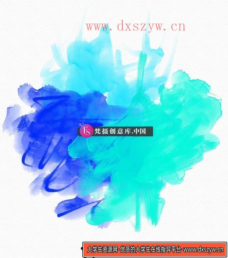 图片[5]-真实水彩、油墨水洗效果PS笔刷-大学生资源网