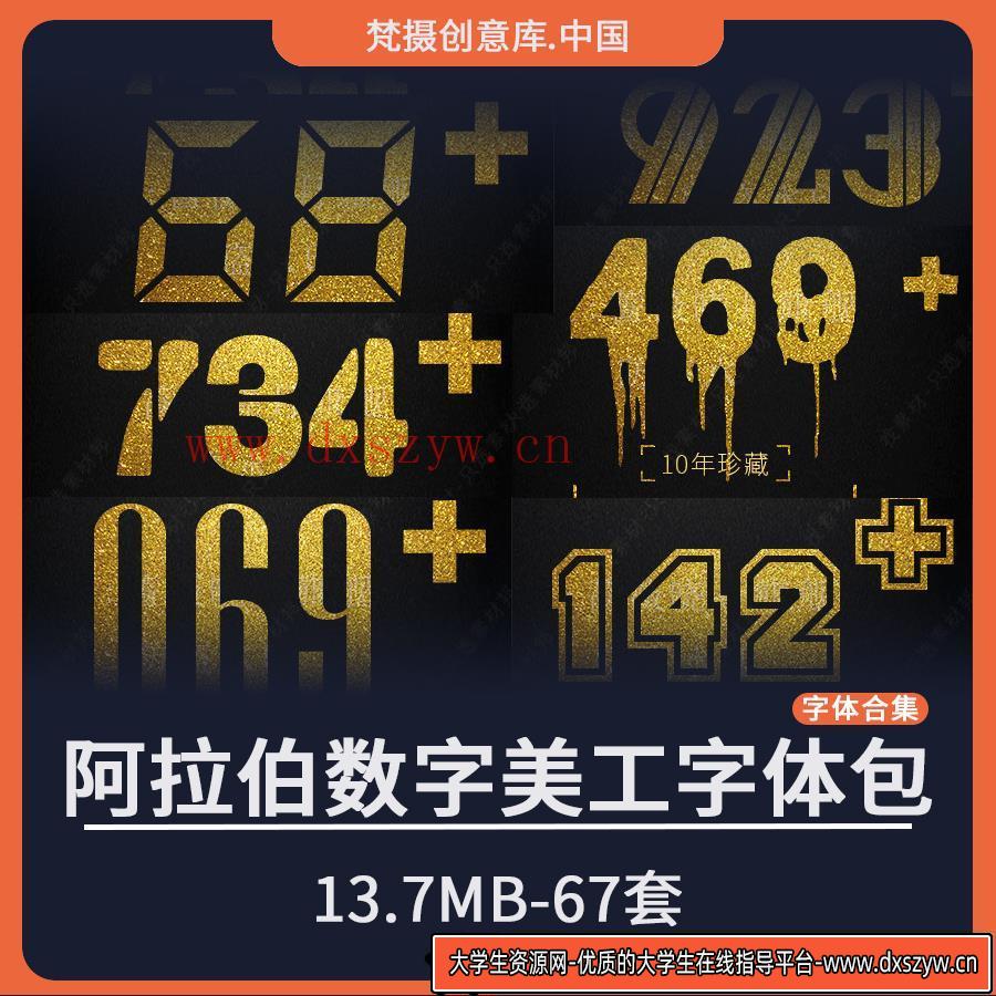 图片[18]-阿拉伯字体数字美工设计号码平面设计数字字体PS素材库-大学生资源网