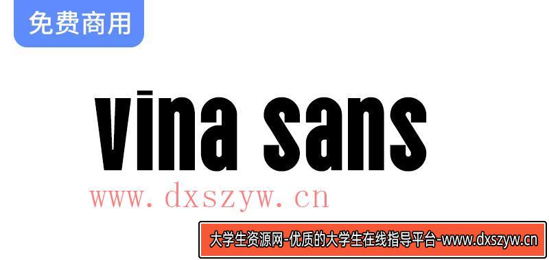 探索Vina Sans：越南路牌、传单与海报中的独特字体魅力-大学生资源网