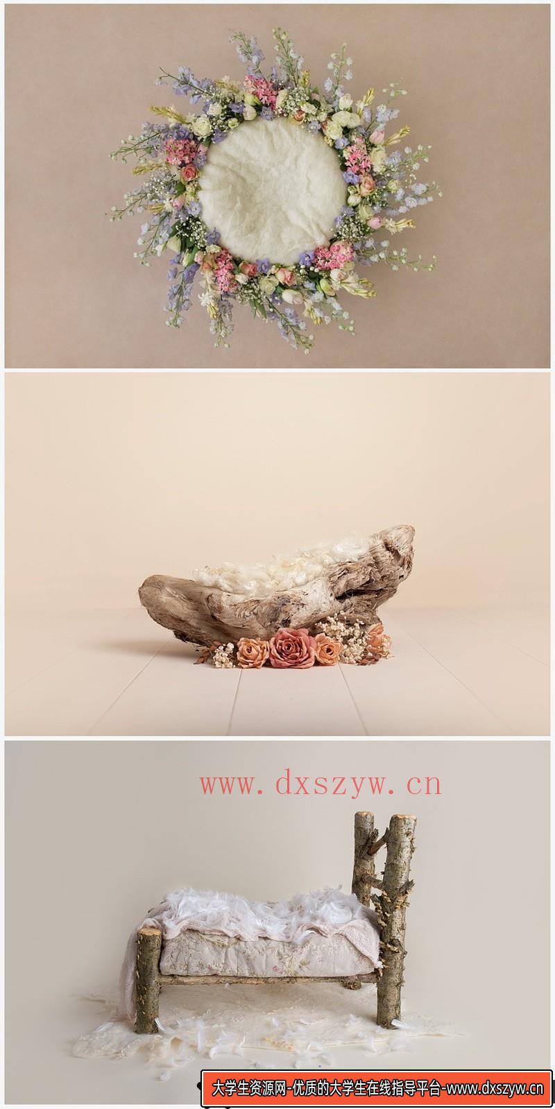 图片[3]-[背景素材]新生儿童宝宝摄影抠图PSD/JPG换背景模版后期合成素材-大学生资源网