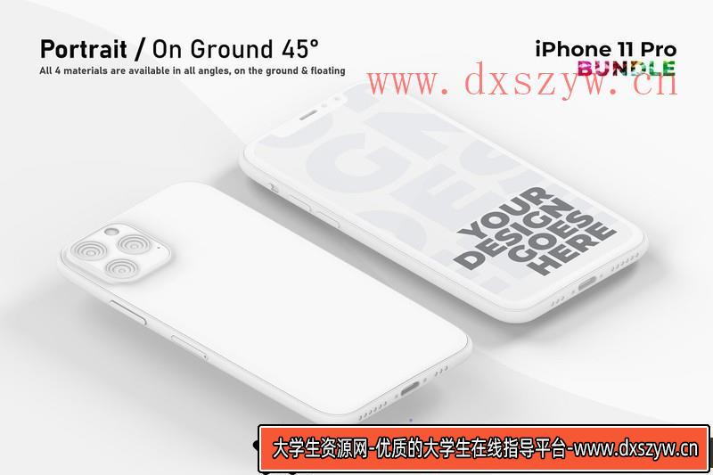 图片[3]-[PS样机模型]iPhone11Pro实体样机模型捆绑包|iPhone11Pro样机套装-大学生资源网