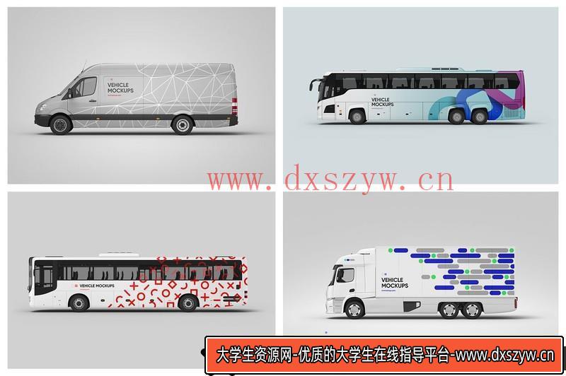 图片[6]-[PS样机模型]21个各种交通车辆PSD样机模型场景设计工具包-大学生资源网