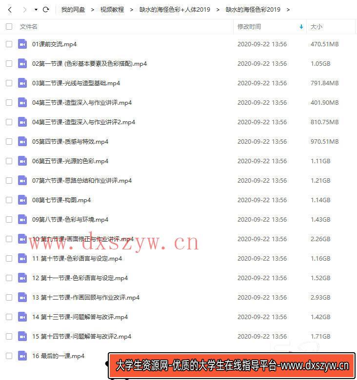 图片[2]-缺水的海怪色彩课2019+人体课2019年插画教程-大学生资源网