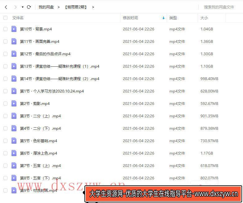 图片[4]-【大触来了】烟雨君古风第2期人物厚涂插画系统班2020年12月已完结【画质高清】-大学生资源网