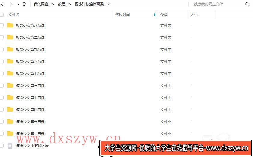 杨小洋板绘插画课【老课画质高清有笔刷】-大学生资源网